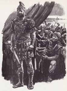 Brutus, Defeated at the Battle of Philippi, Takes His Own Life by English School